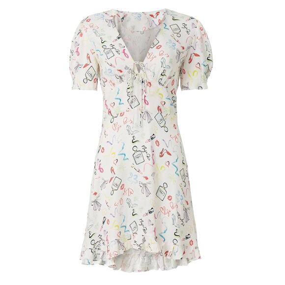 Maje Dresses & Skirts - Maje Ramake Dress in White Multi, Size FR 38/US 4-6